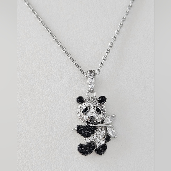 Panda Necklace with Bamboo, Charmed Aroma Panda Bear Collec… - Picture 5 of 8